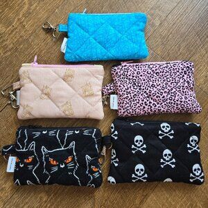 Crafty & Posh Handmade Quilted Keychain Zippered Wallets